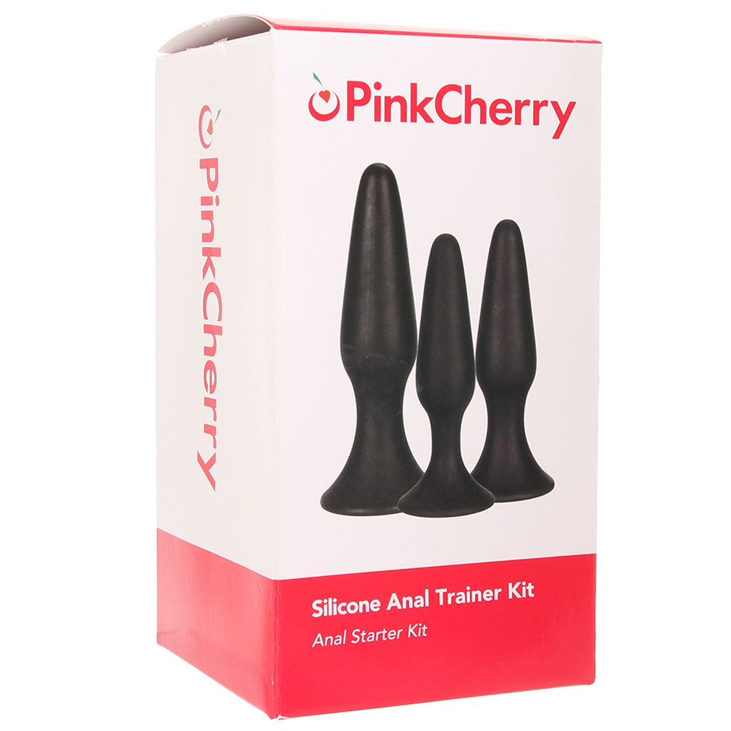 PinkCherry Silicone Anal Trainer Kit in Black PinkCherry PinkCherry Silicone Anal Trainer Kit in Black PinkCherry