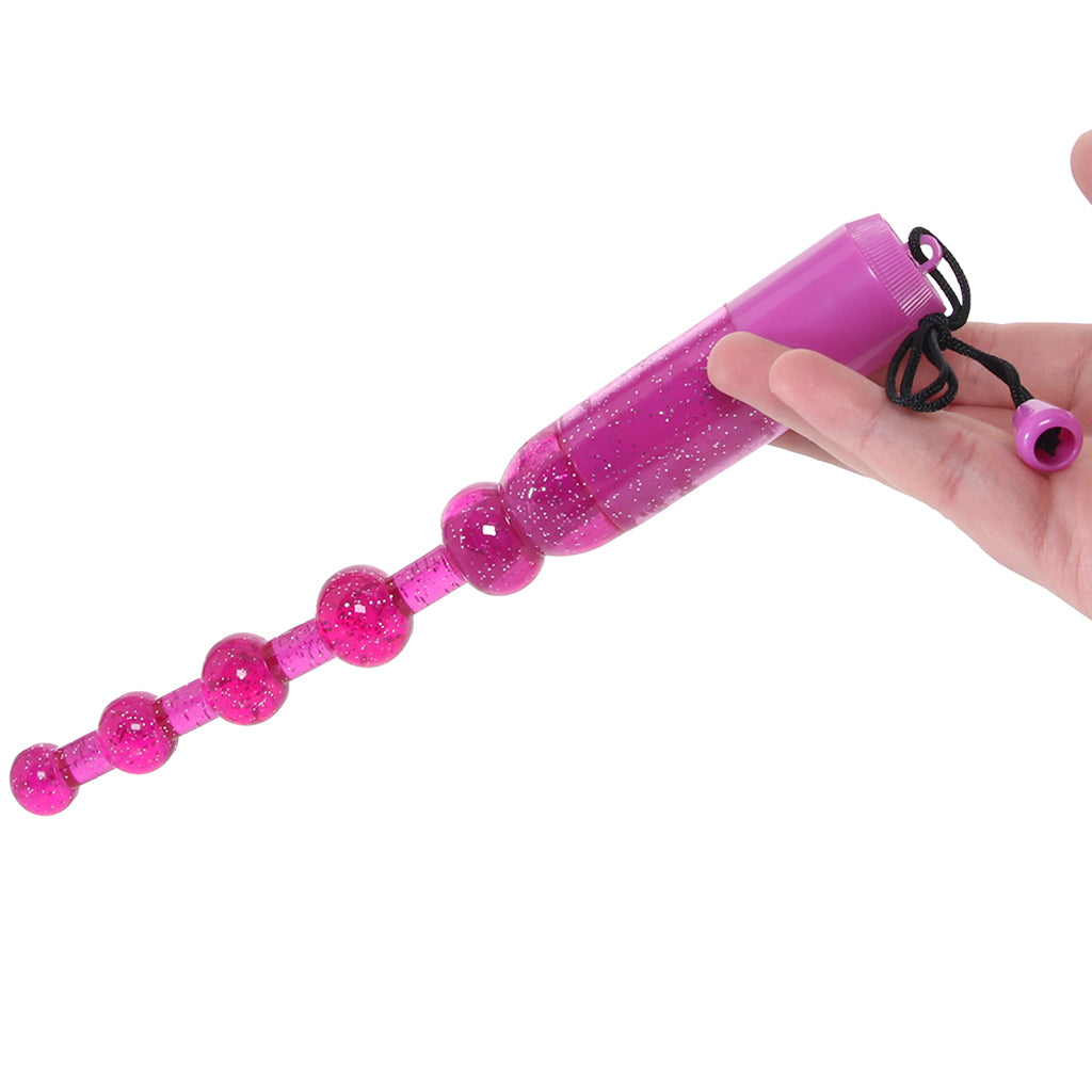 Waterproof Vibrating Pleasure Beads in Purple PinkCherry Waterproof Vibrating Pleasure Beads in Purple PinkCherry