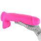 Neo Elite 10 Inch Dual Density Silicone Cock in Pink