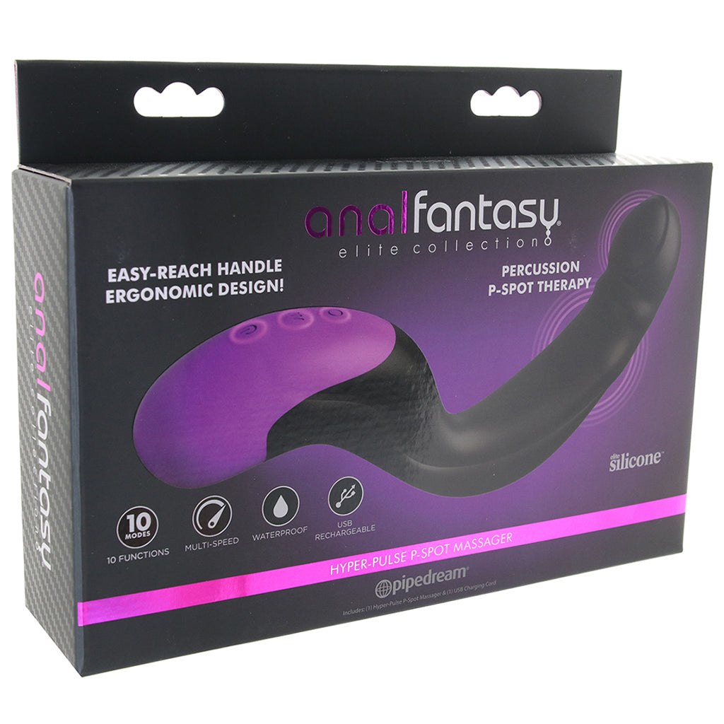 Anal Fantasy Elite Hyper-Pulse P-Spot Massager PinkCherry Anal Fantasy Elite Hyper-Pulse P-Spot Massager PinkCherry