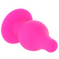 Squeeze-It Small Tapered Butt Plug in Pink