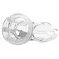 Blue Line Acrylic See-Thru Chastity Cage in Clear