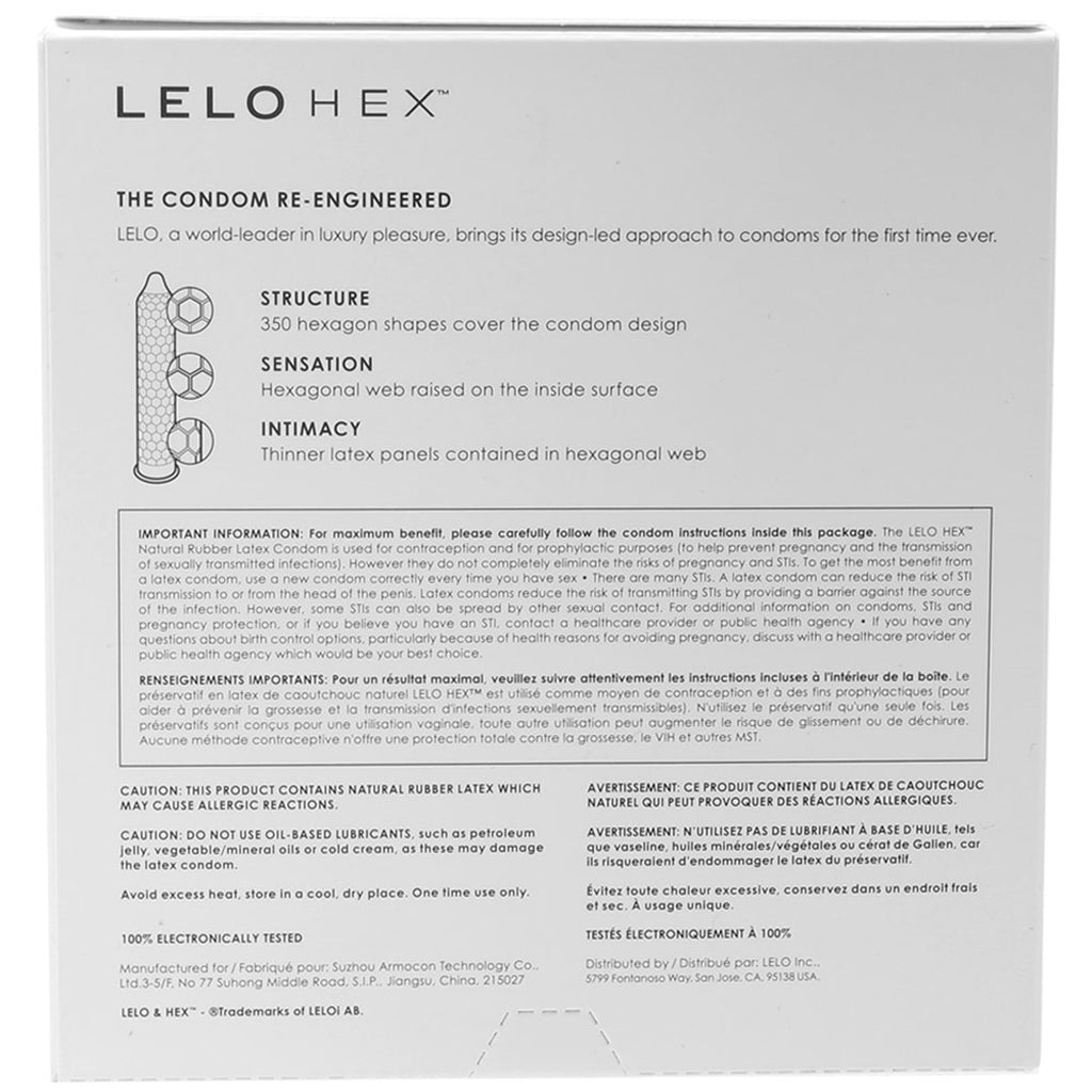 Lelo Hex Original Condoms 36-Pack PinkCherry Lelo Hex Original Condoms 36-Pack PinkCherry