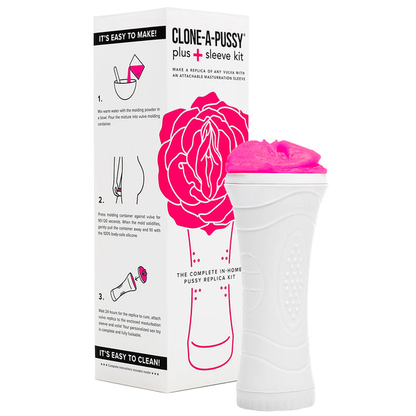 Clone-A-Pussy Plus Masturbator Sleeve Kit in Hot Pink PinkCherry Clone-A-Pussy Plus Masturbator Sleeve Kit in Hot Pink PinkCherry