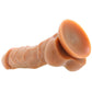 Colours 5 Inch Dual Density Silicone Dildo in Brown