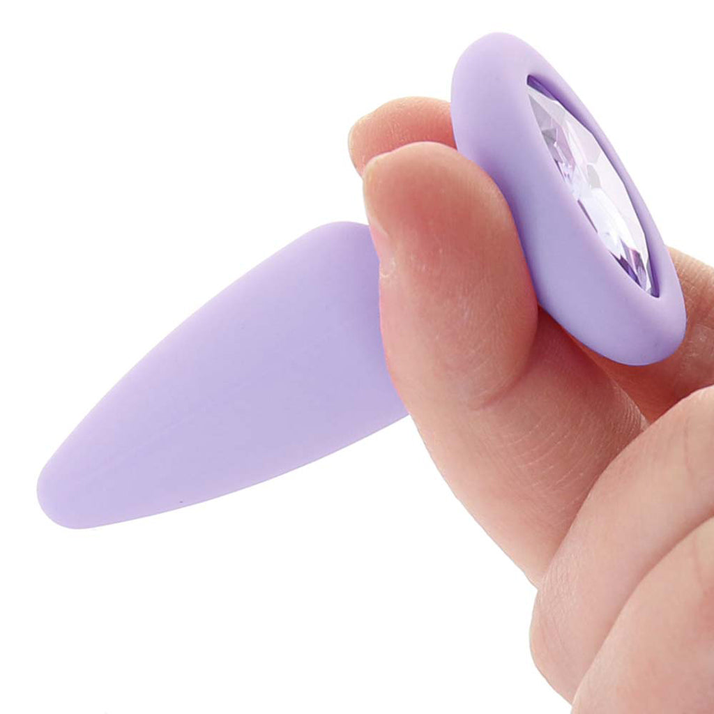 First Time Crystal Booty Anal Plug Set in Purple PinkCherry First Time Crystal Booty Anal Plug Set in Purple PinkCherry