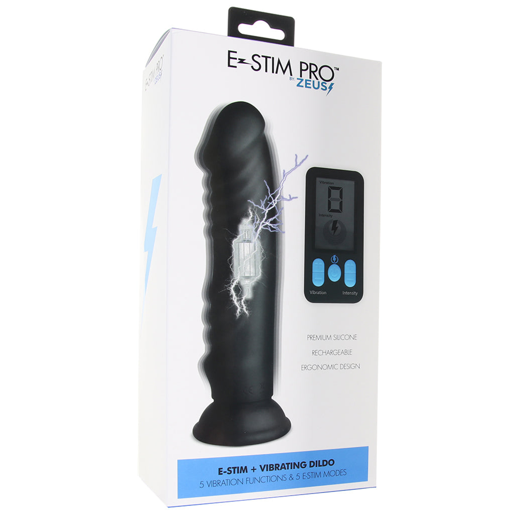 E-Stim Pro Vibrating Dildo PinkCherry E-Stim Pro Vibrating Dildo PinkCherry