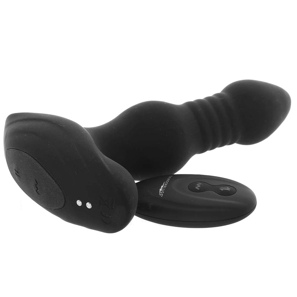 ThunderPlugs Vibrating & Thrusting Anal Plug PinkCherry ThunderPlugs Vibrating & Thrusting Anal Plug PinkCherry