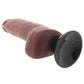 Real Feel Deluxe 8 Inch Vibrating Wall Banger Dildo in Tan