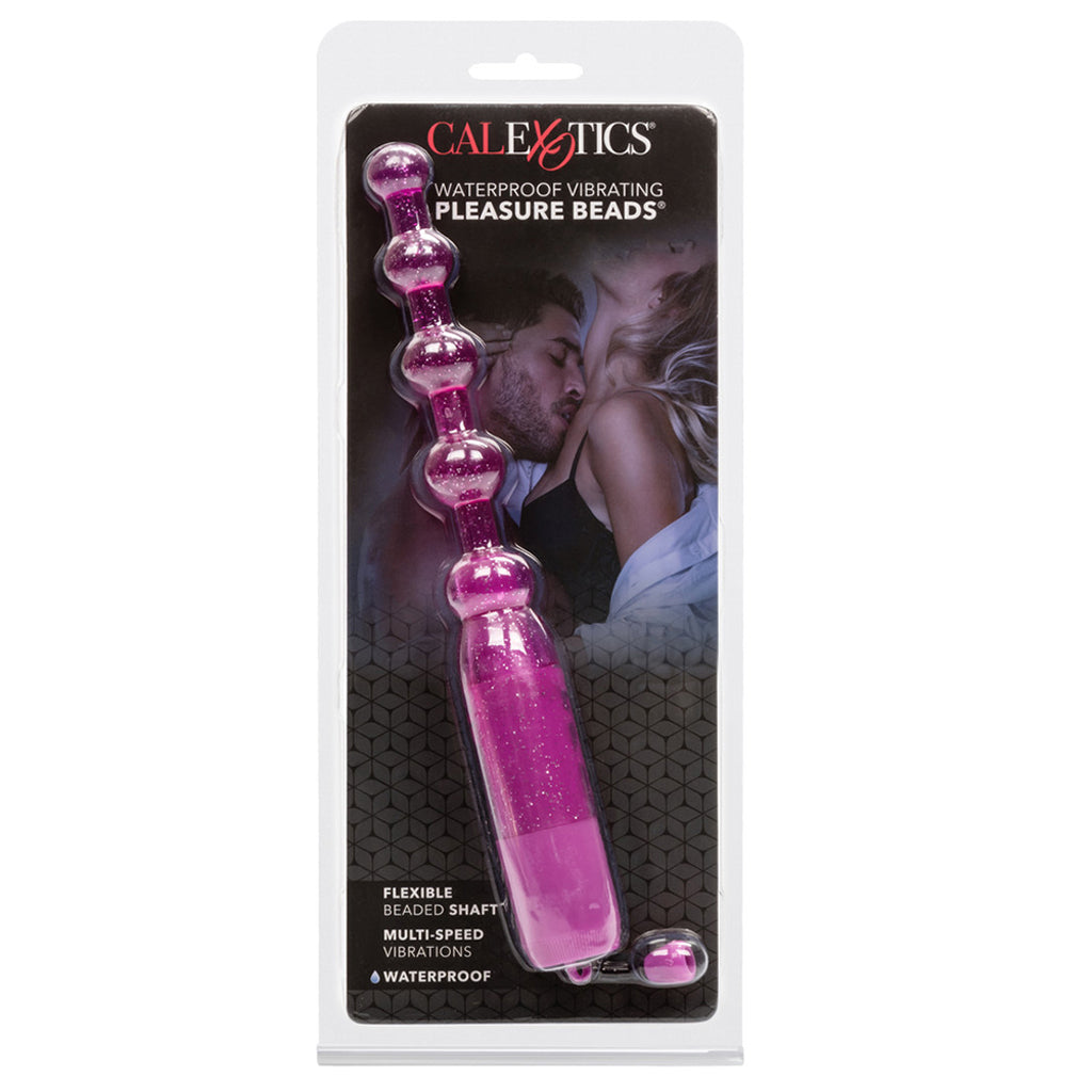 Waterproof Vibrating Pleasure Beads in Purple PinkCherry Waterproof Vibrating Pleasure Beads in Purple PinkCherry