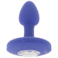 Cheeky Gems Small Vibrating Probe in Blue