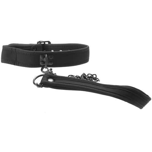 Ouch! Puppy Play Neoprene Collar With Leash