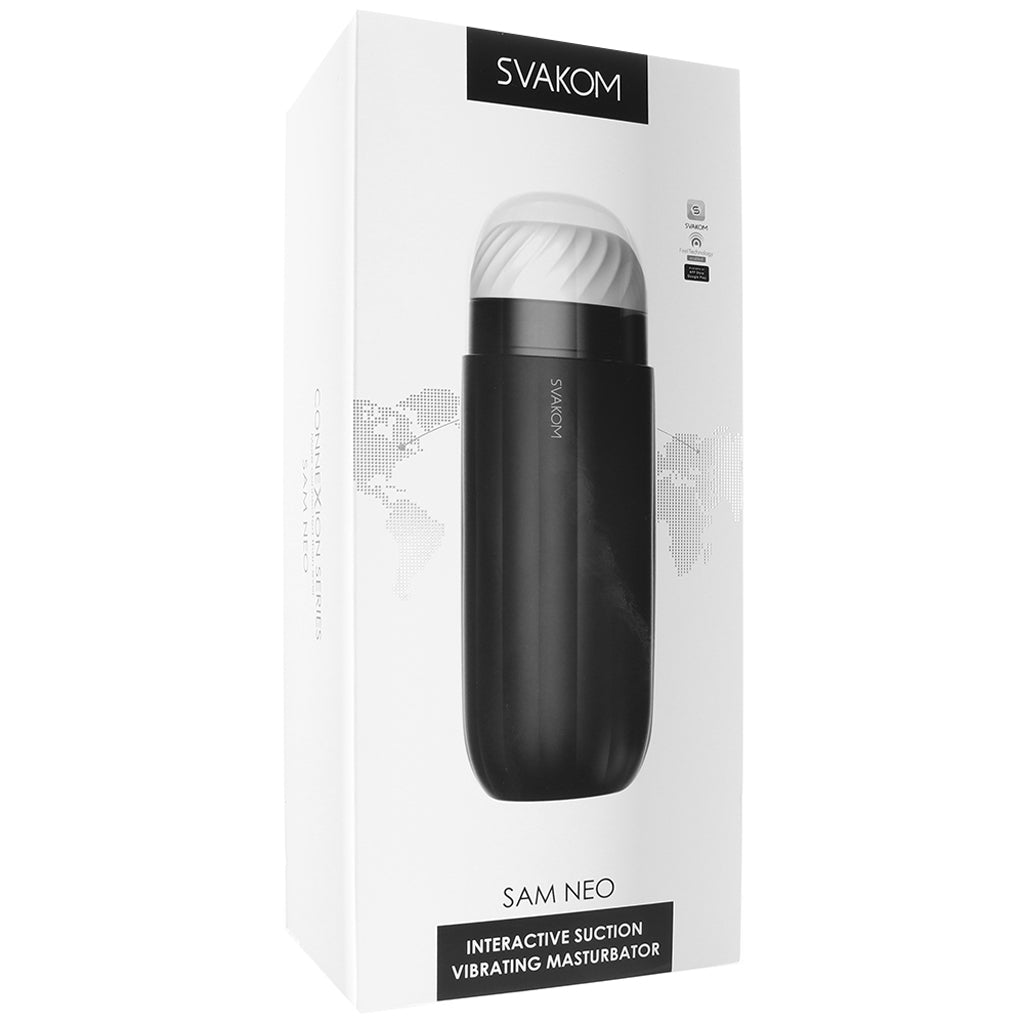 Sam Neo Interactive Suction & Vibration Masturbator PinkCherry Sam Neo Interactive Suction & Vibration Masturbator PinkCherry