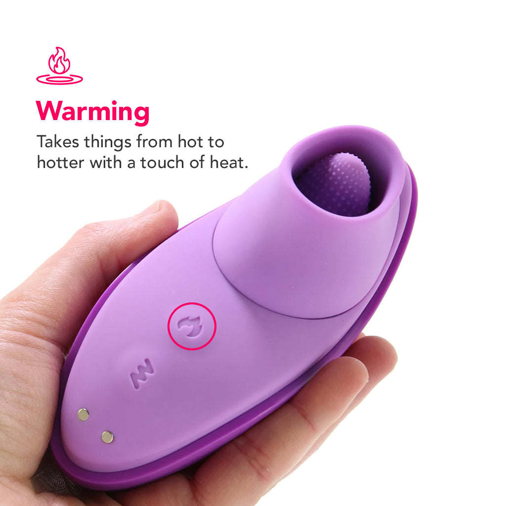 Fantasy For Her Silicone Fun Tongue Vibe PinkCherry Fantasy For Her Silicone Fun Tongue Vibe PinkCherry