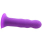 Squeeze-It Wavy Dildo in Purple