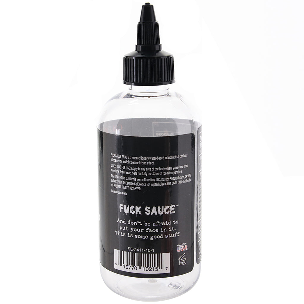 F**k Sauce Anal Numbing Lube 8oz/236.6ml PinkCherry F**k Sauce Anal Numbing Lube 8oz/236.6ml PinkCherry