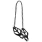 Black Butterfly Clamp with Link Chain