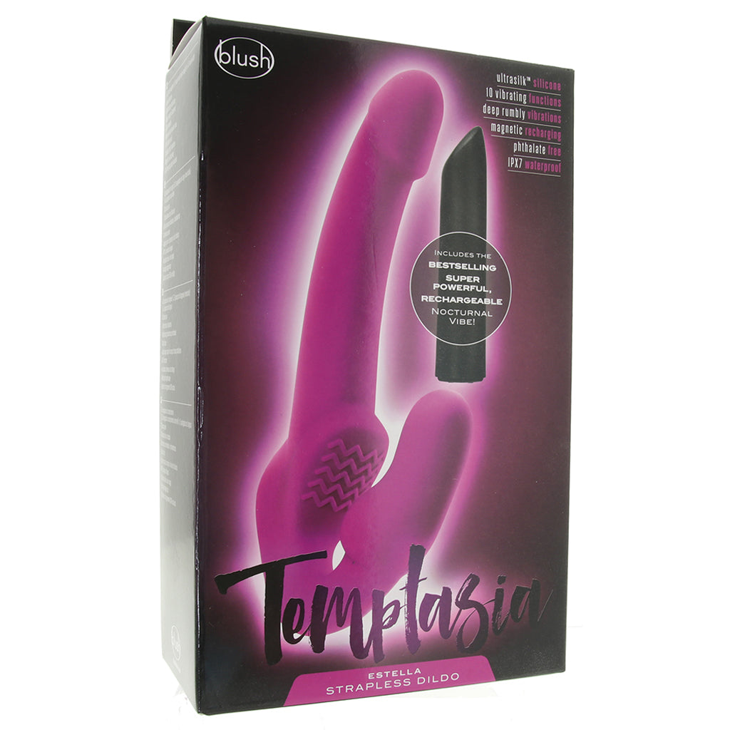 Temptasia Estella Vibrating Strapless Dildo PinkCherry Temptasia Estella Vibrating Strapless Dildo PinkCherry