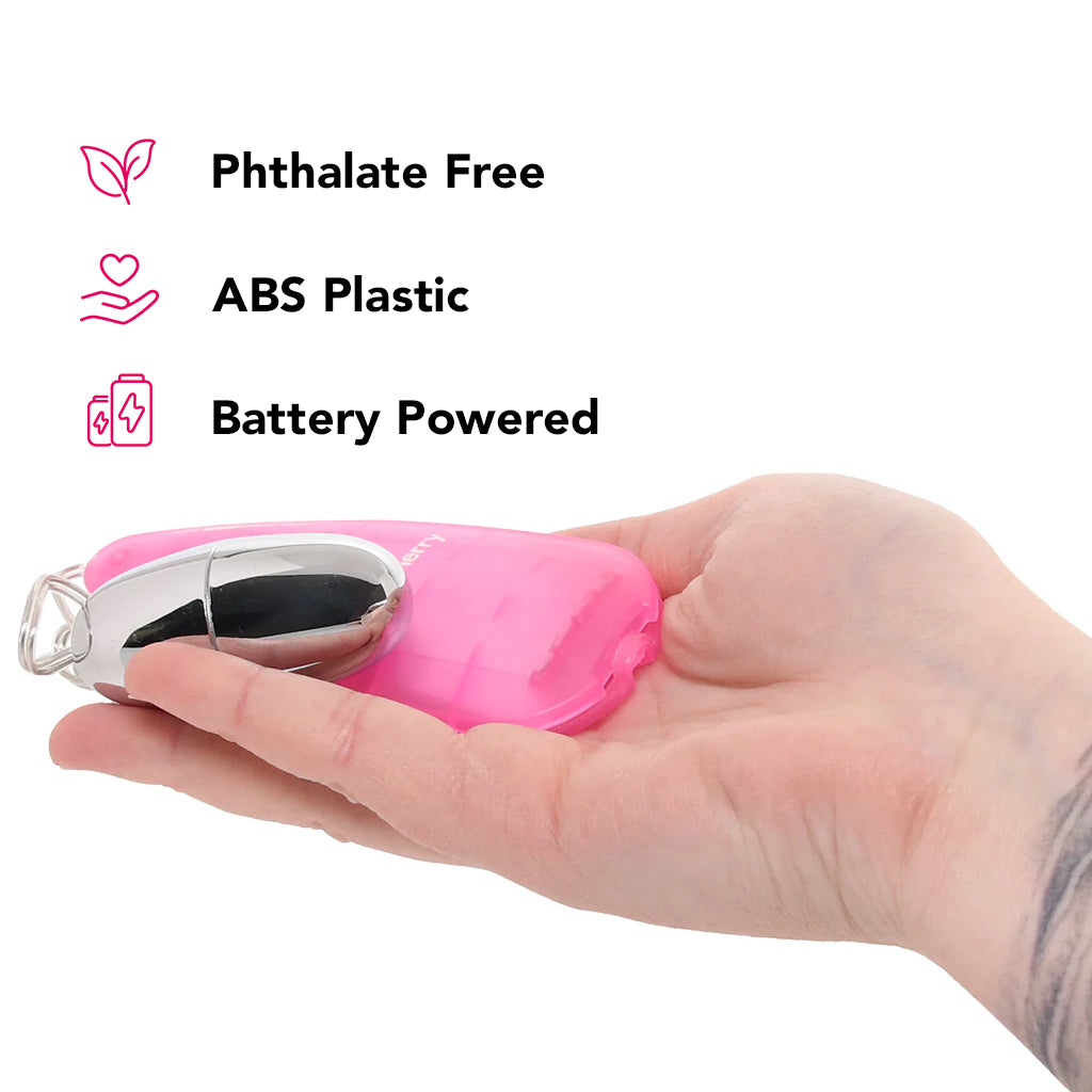 PinkCherry Slim Teardrop Bullet Vibrator in Pink PinkCherry PinkCherry Slim Teardrop Bullet Vibrator in Pink PinkCherry