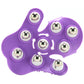 Neon Purple Massaging Roller Glove