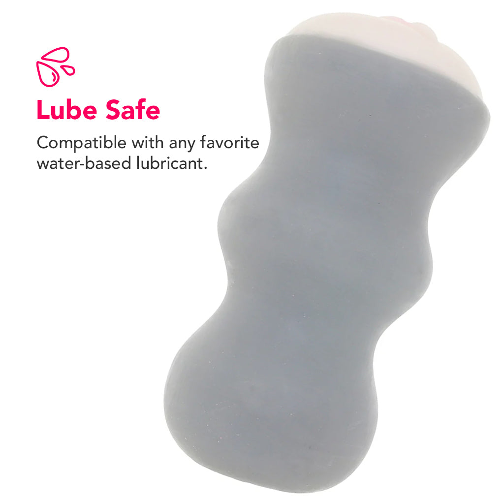 The Gripper Ripple Grip Masturbator PinkCherry The Gripper Ripple Grip Masturbator PinkCherry