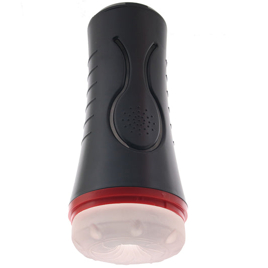 Envy Clear Clutch Textured Stroker Vibe