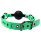Electra Play Things Ball Gag in Neon Green