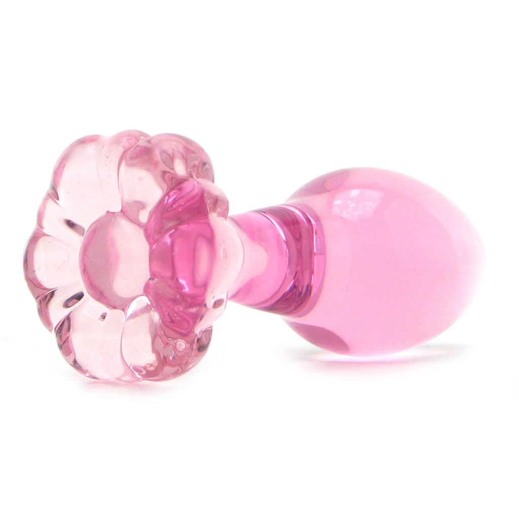 Icicles No. 48 Hand Blown Glass Butt Plug in Pink PinkCherry Icicles No. 48 Hand Blown Glass Butt Plug in Pink PinkCherry