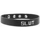 Slut Leather Word Band Collar