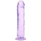RealRock Crystal Clear Jelly 8 Inch Dildo