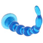 Blue Line 8.5 Inch Anal Beads With Suction Base