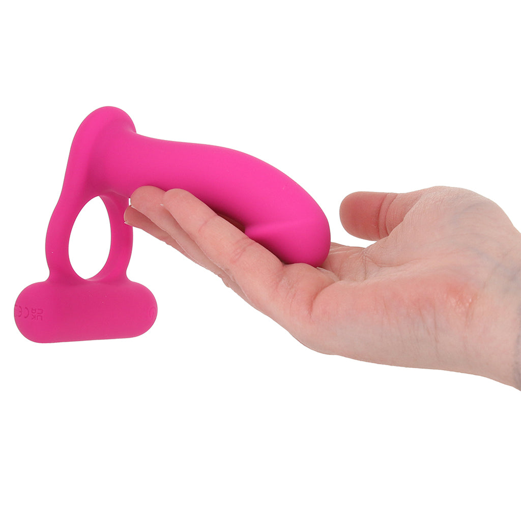 Double Diver Vibrating Ring PinkCherry Double Diver Vibrating Ring PinkCherry