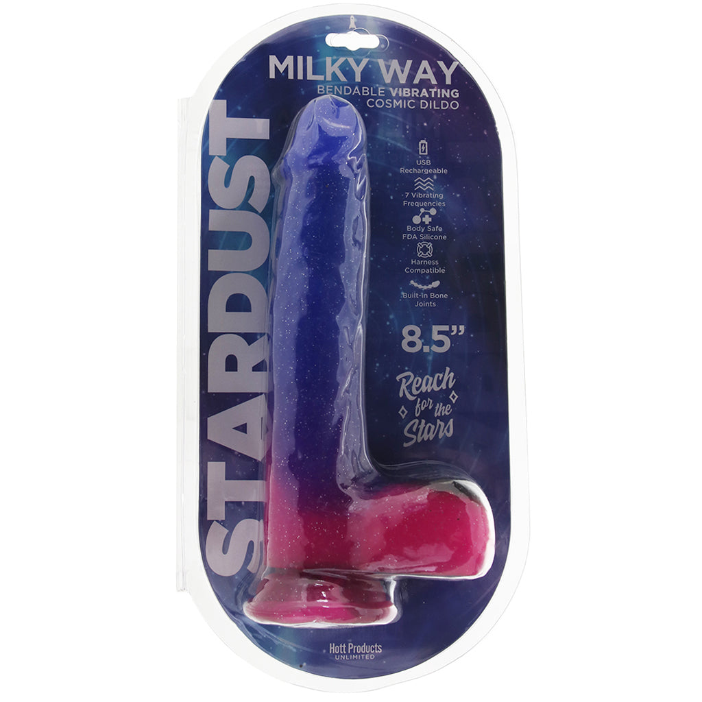 Stardust Milky Way 8.5 Inch Vibrating Dildo PinkCherry Stardust Milky Way 8.5 Inch Vibrating Dildo PinkCherry