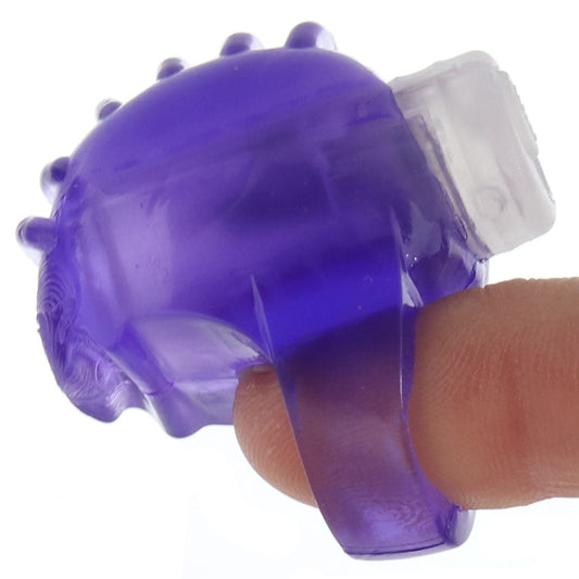 Vibrating Finger Teaser in Purple