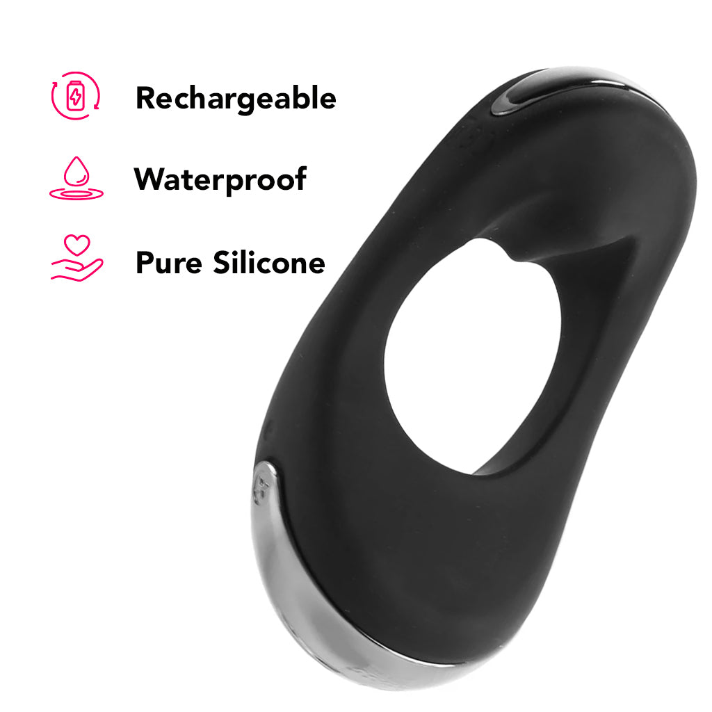 Atom Plus Vibrating Silicone Cock Ring PinkCherry Atom Plus Vibrating Silicone Cock Ring PinkCherry