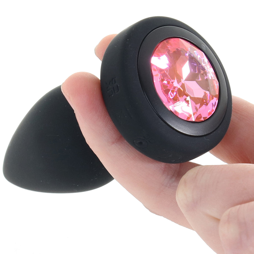 Booty Sparks Pink Gem Vibrating Anal Plug in Small PinkCherry Booty Sparks Pink Gem Vibrating Anal Plug in Small PinkCherry