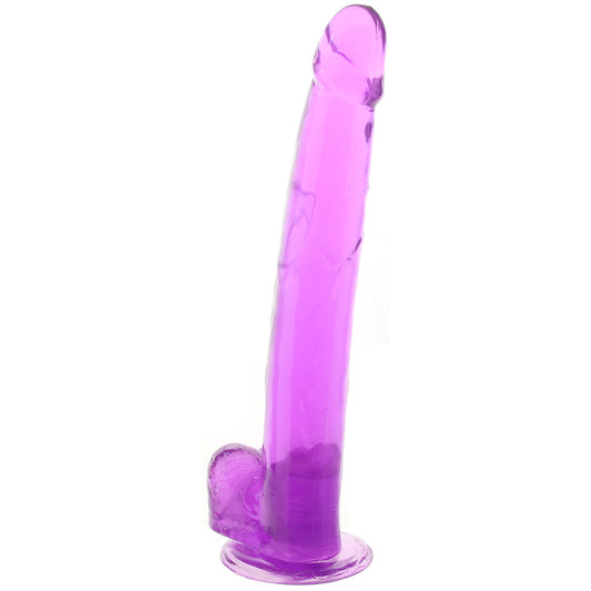 Size Queen 12 Inch Jelly Dildo in Purple