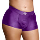 Ouch! Vibrating Purple Strap-on Boxer in XL/2XL