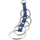 Strict Leather Gates of Hell Chastity Device in Blue