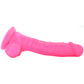 Colours 8" Dual Density Silicone Dildo in Pink