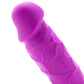 Colours 5 Inch Dual Density Silicone Dildo in Purple
