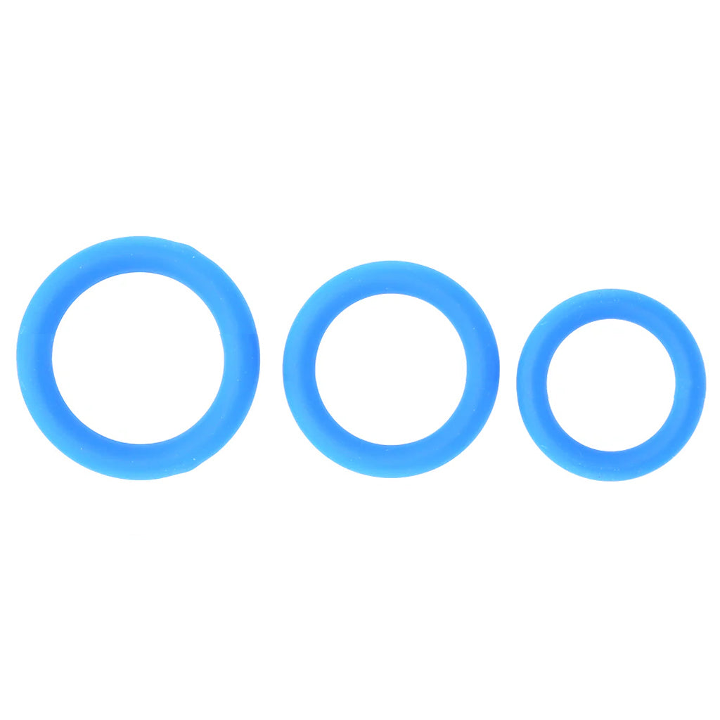 Ram Silicone Cock Rings #1 in Blue – PinkCherry