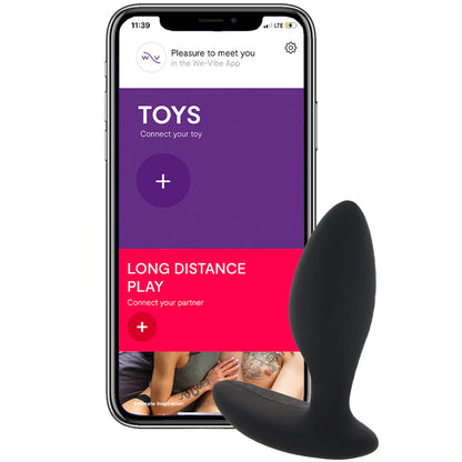 We-Vibe Ditto+ Vibrating Anal Plug in Black PinkCherry We-Vibe Ditto+ Vibrating Anal Plug in Black PinkCherry