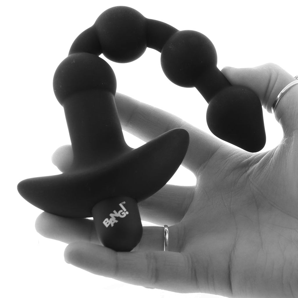 Bang! Vibrating Anal Beads in Black PinkCherry Bang! Vibrating Anal Beads in Black PinkCherry