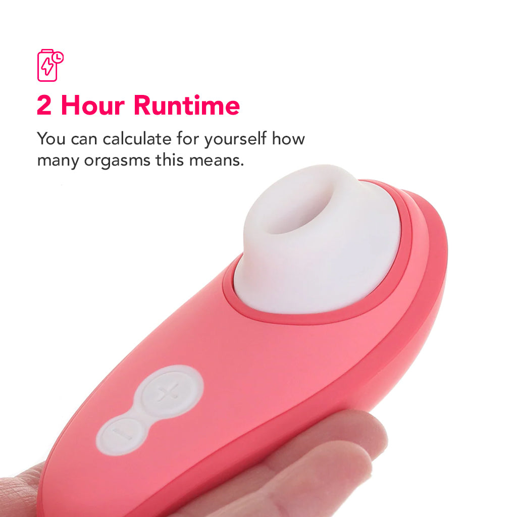 Womanizer Liberty 2 Clitoral Stimulator in Vibrant Rose PinkCherry Womanizer Liberty 2 Clitoral Stimulator in Vibrant Rose PinkCherry