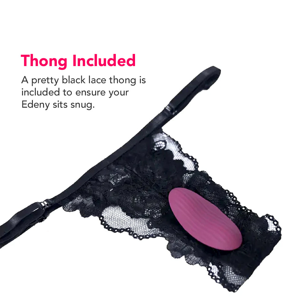 Edeny Panty Vibe with App Control PinkCherry Edeny Panty Vibe with App Control PinkCherry