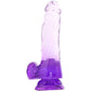King Cock 6 Inch Ballsy Dildo in Purple