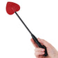 Leather Mini Spade Paddle in Red