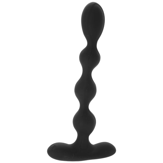 Eclipse Slender Vibrating Anal Beads in Black