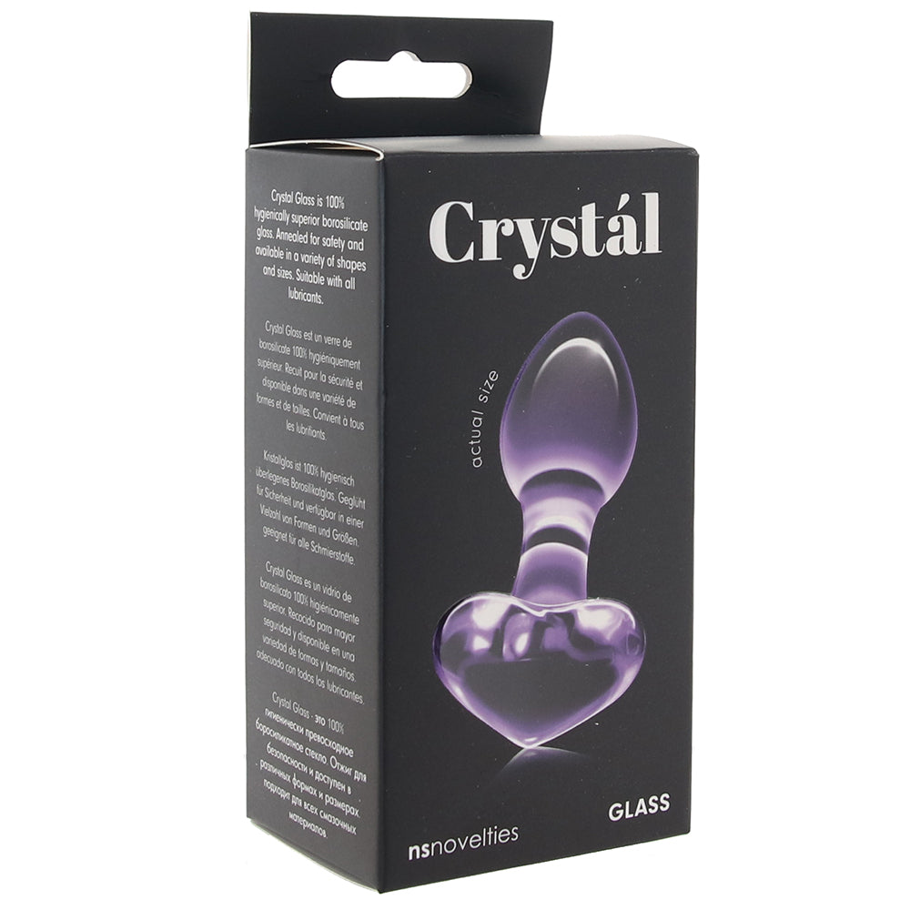 Crystal Glass Heart Plug pic